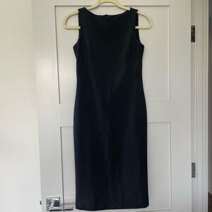 Theory sleeveless black dress